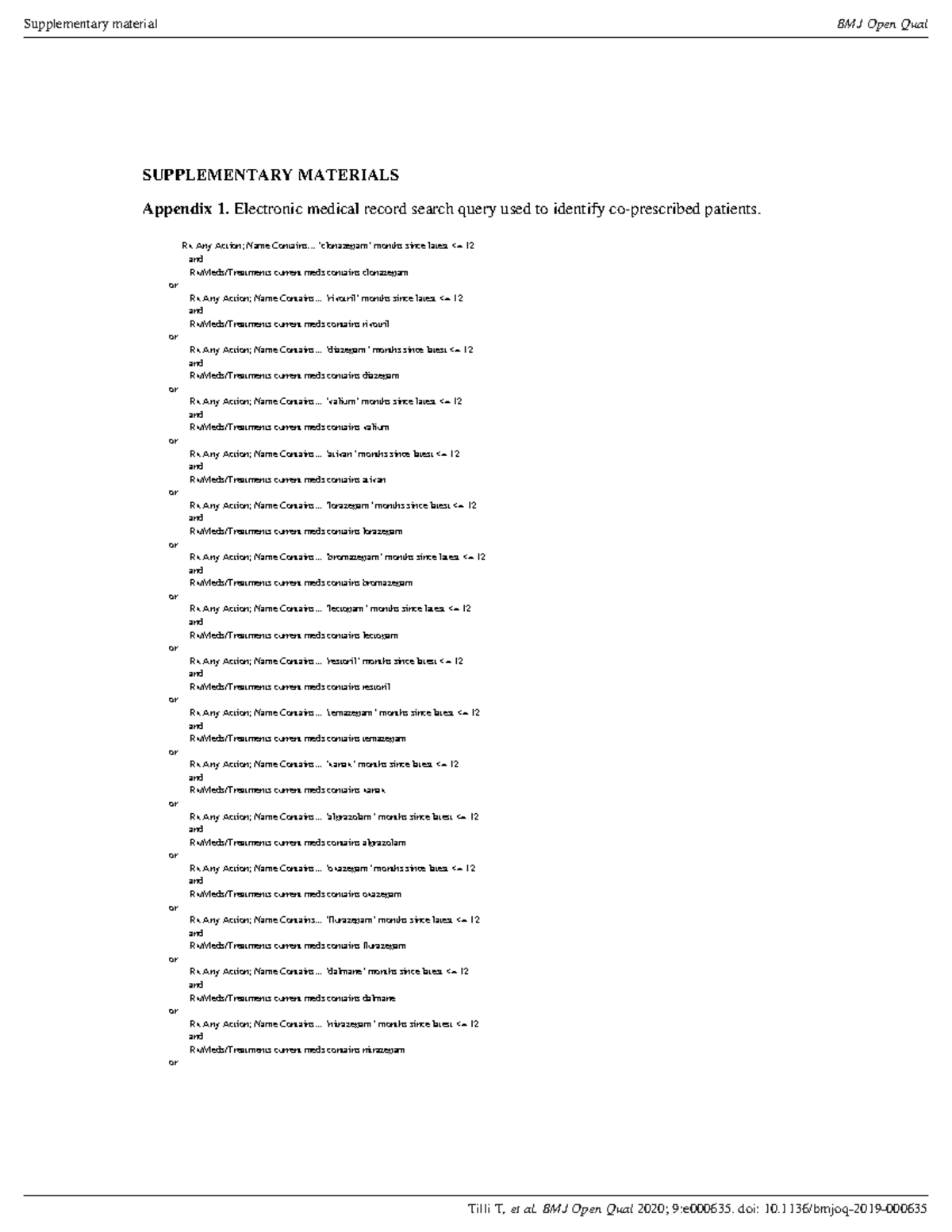 Bmjqir 2020 April 9 2 inline supplementary material 1 - SUPPLEMENTARY ...