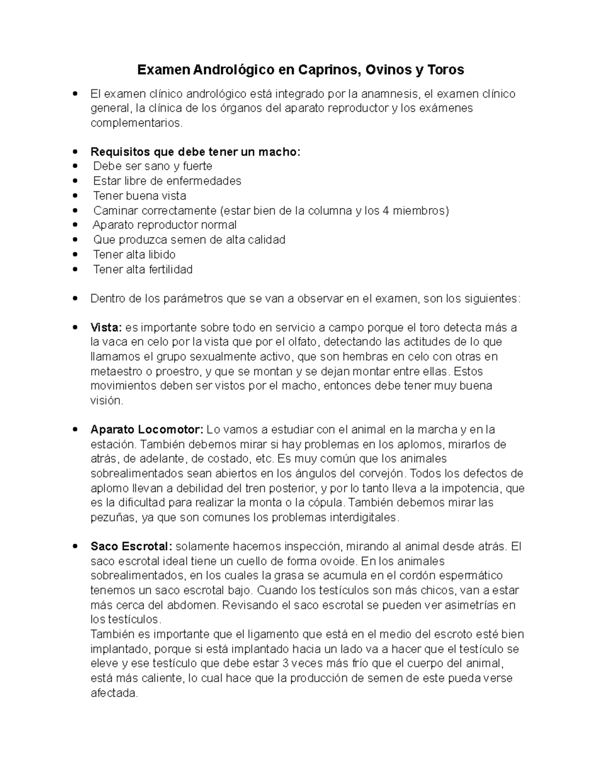 Examen andrológico para problemas de erección
