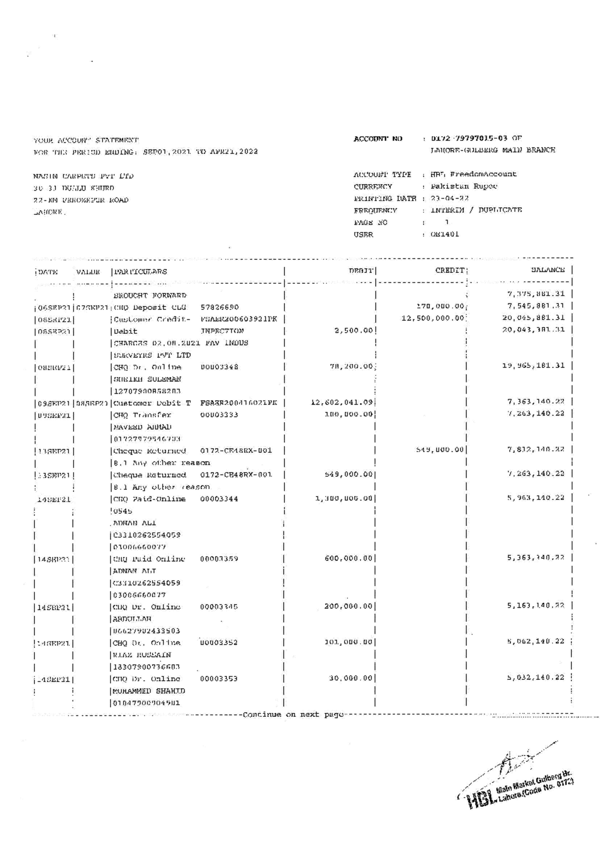Bank Statement - Practice material - Financial Accounting - Studocu