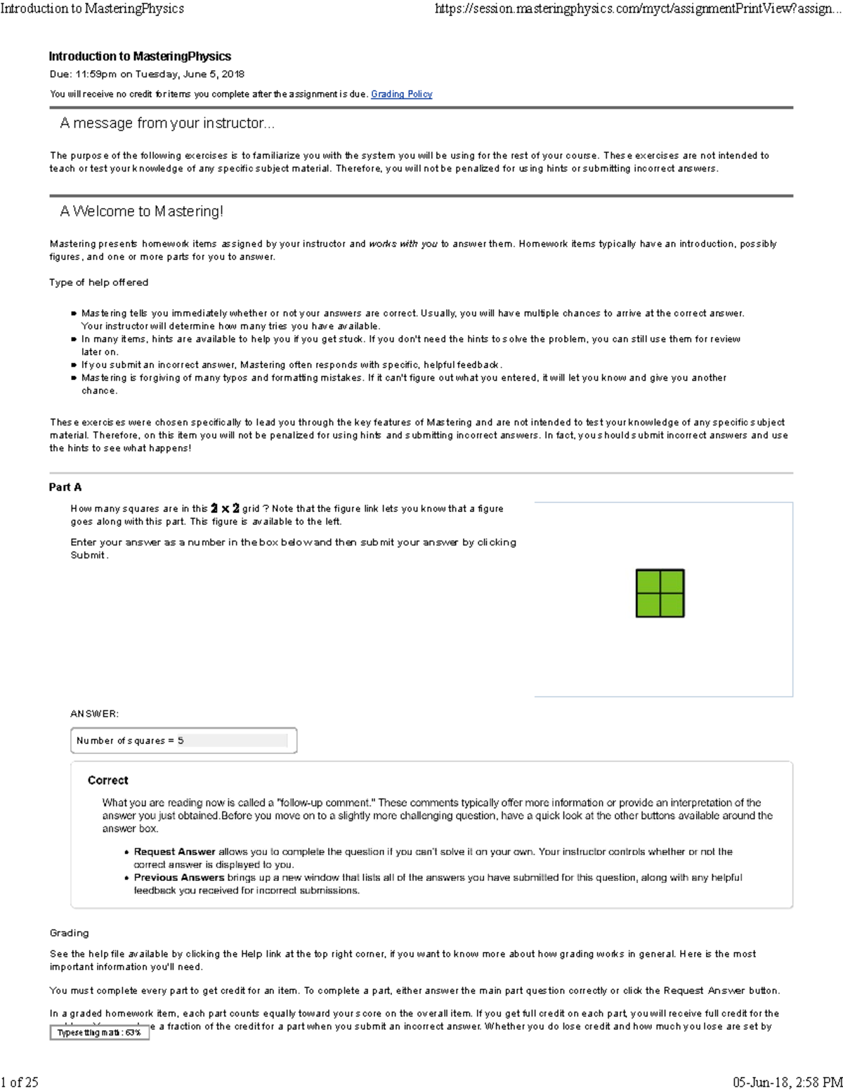 mastering physics chapter 4 homework answers