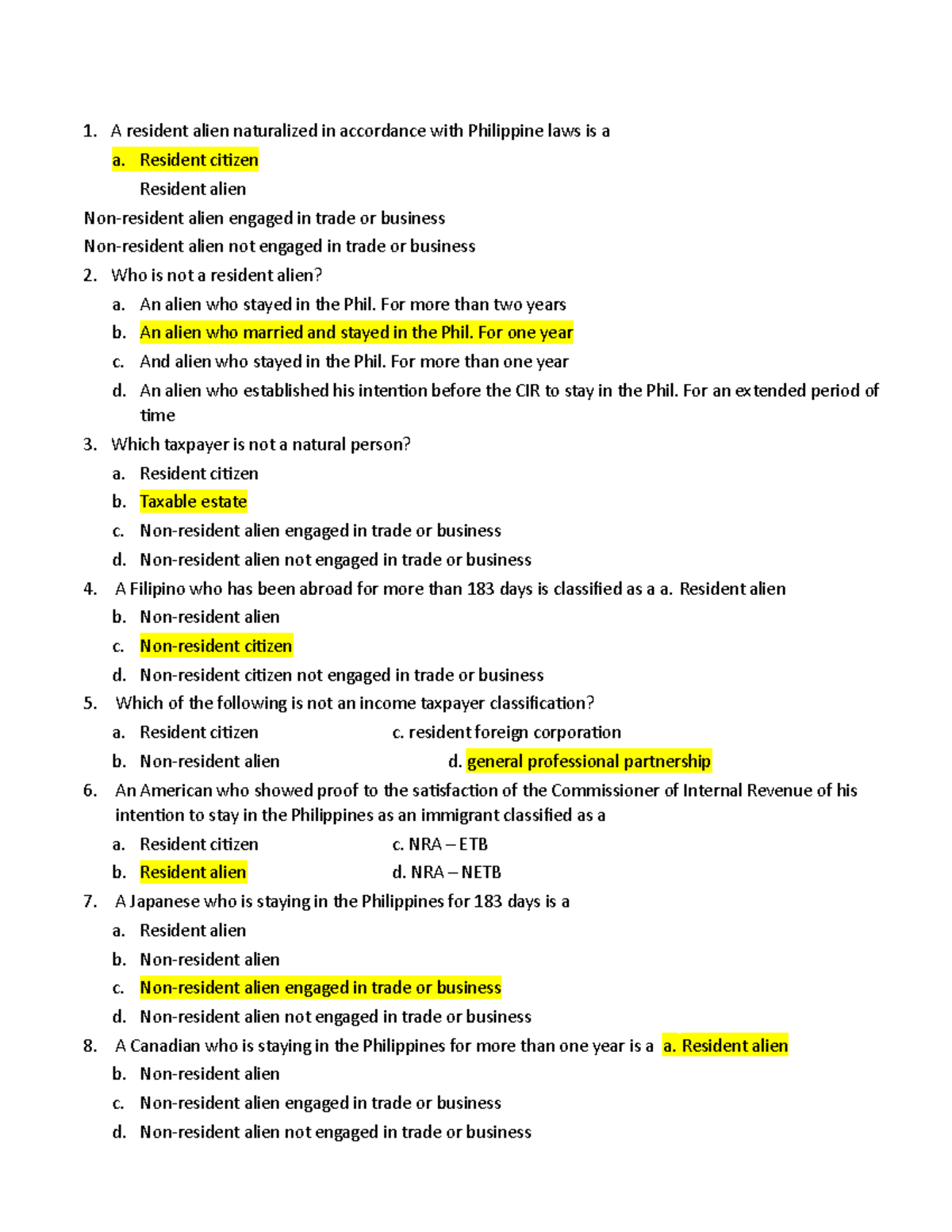 income-taxation-reviewer-7-a-resident-alien-naturalized-in-accordance