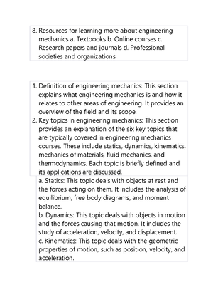 Engineering Mechanics Unit 2 - Studocu