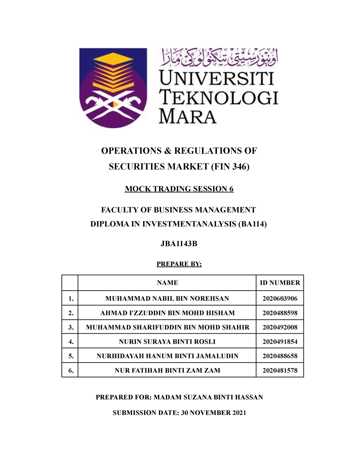 mock-trading-session-6-group-3-fin346-diploma-investment-analysis