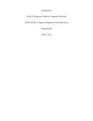 Assignment 2 Rubric - Assignment 2 Rubric This assignment is worth 20 ...