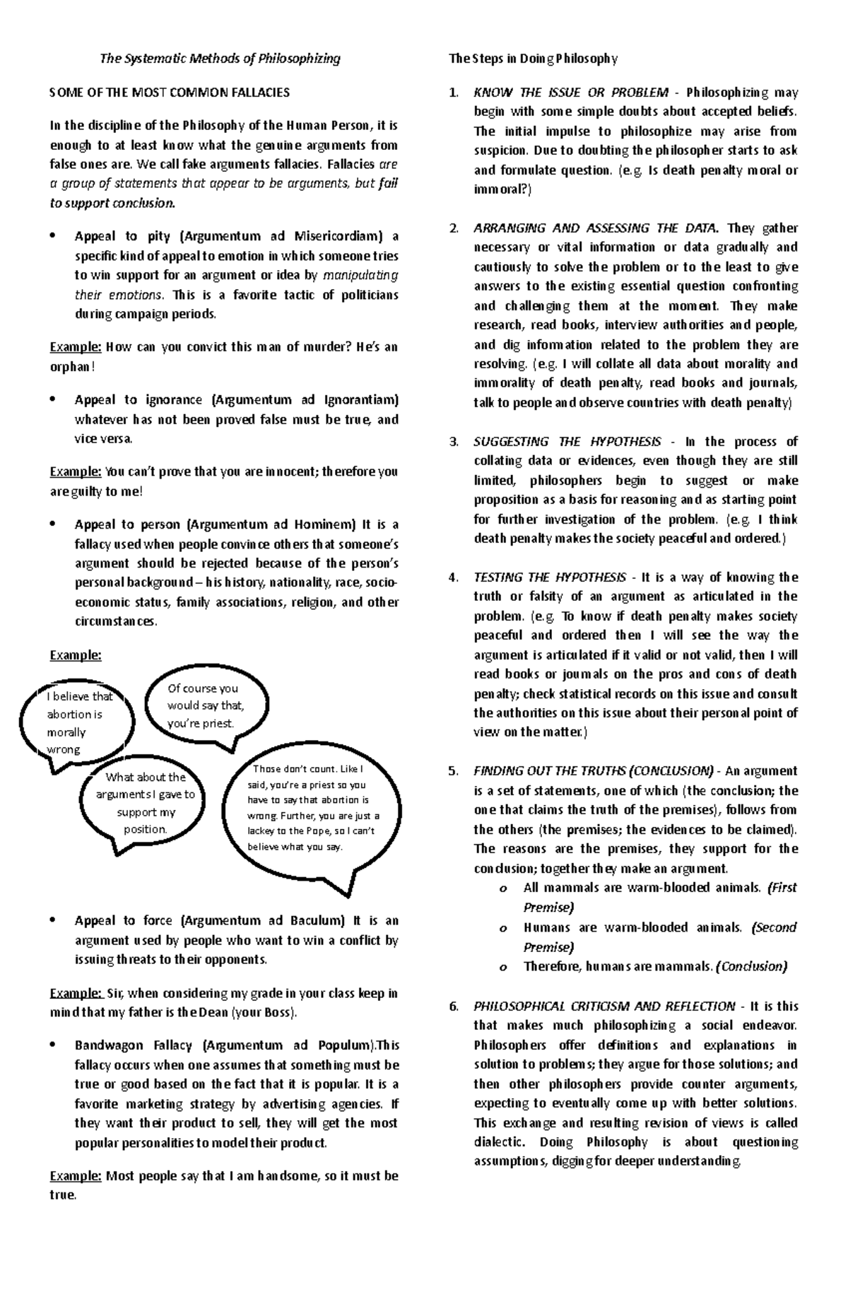 Reviewers - sharing my notes. - The Systematic Methods of ...