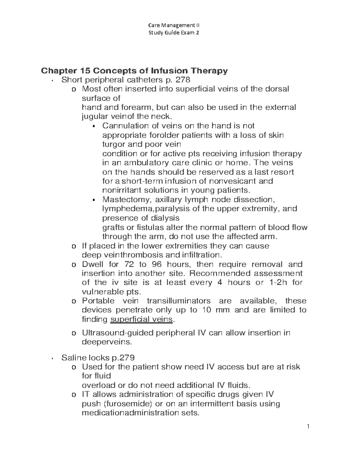 Exam 2 Study Guide Summer 2021 - Study Guide Exam 2 Chapter 15 Concepts ...