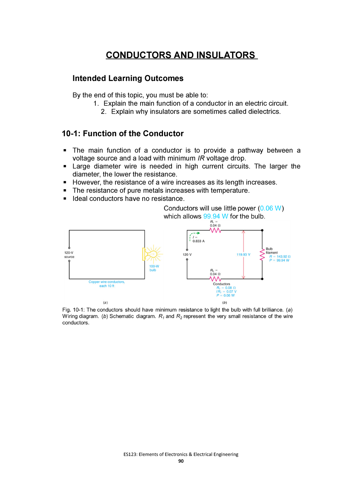 Conductors And Insulators: Electrical Engineering - CONDUCTORS AND ...