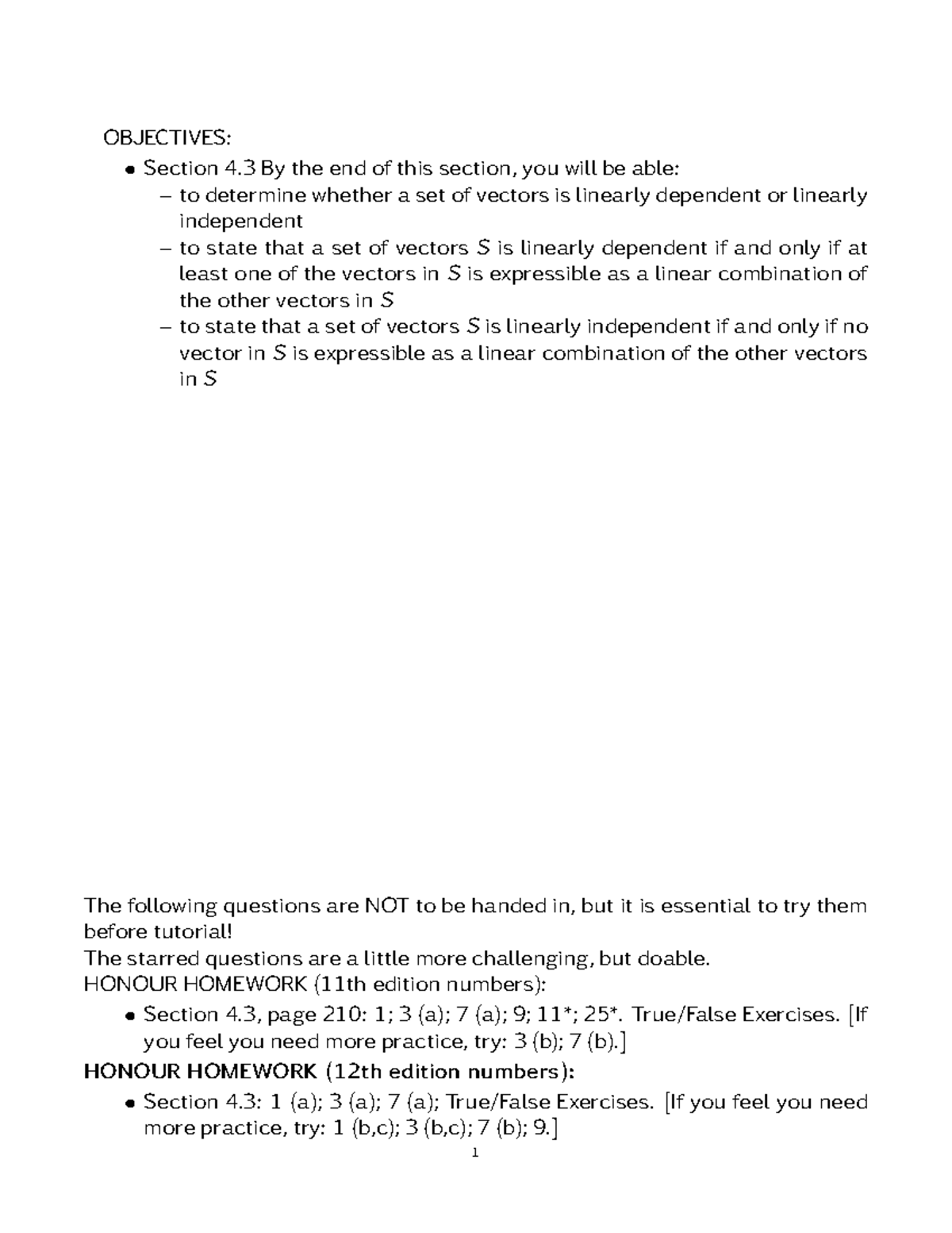 Section 4 3filled - Lecture - OBJECTIVES: • Section 4 By the end of ...