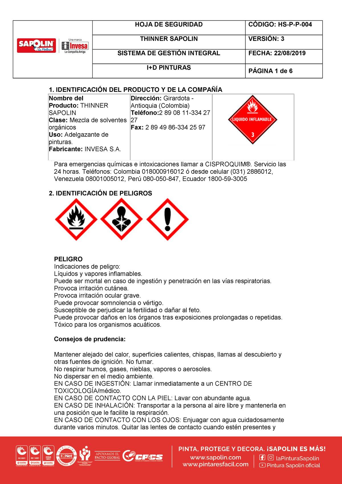 Ficha De Seguridad Thinner Comun Seguridad Thinner Ficha Tecnica The Best Porn Website 0322