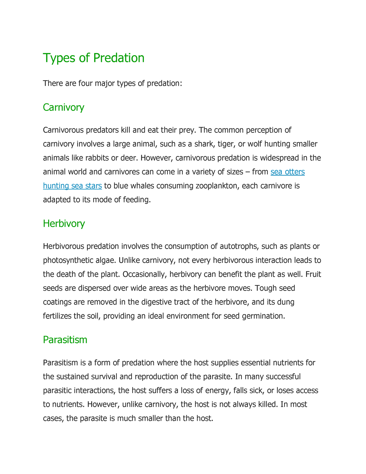 types-of-predation-types-of-predation-there-are-four-major-types-of