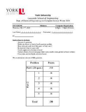 CH02 Solution - Solutions 2 Chapter 2 Solutions S- 3 2 addi x5, x7 ...