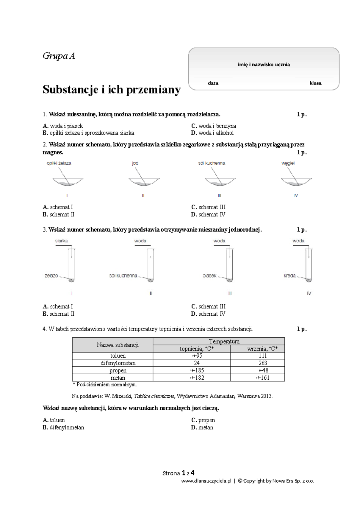 Przemiany Energii Sprawdzian 2 Gimnazjum www.studocu.com
