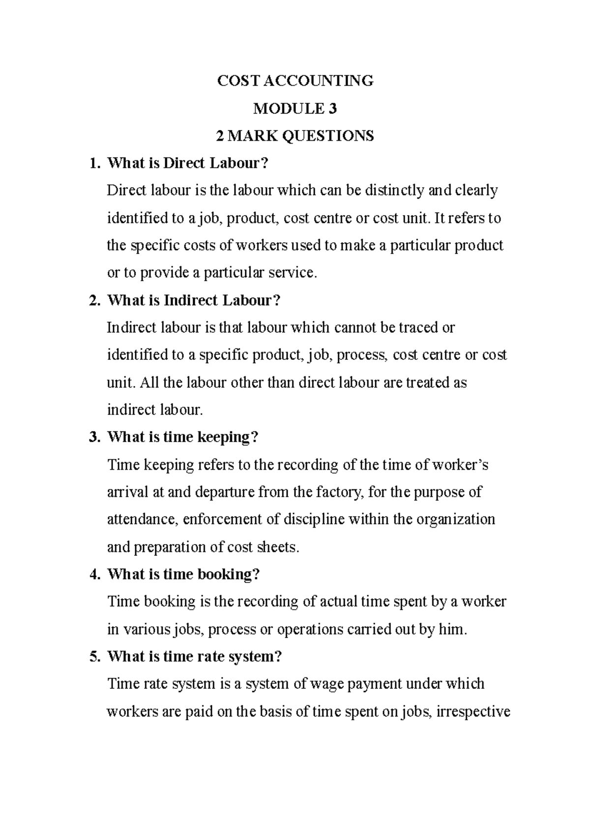 cost-accounting-module-iii-cost-accounting-module-3-2-mark-questions