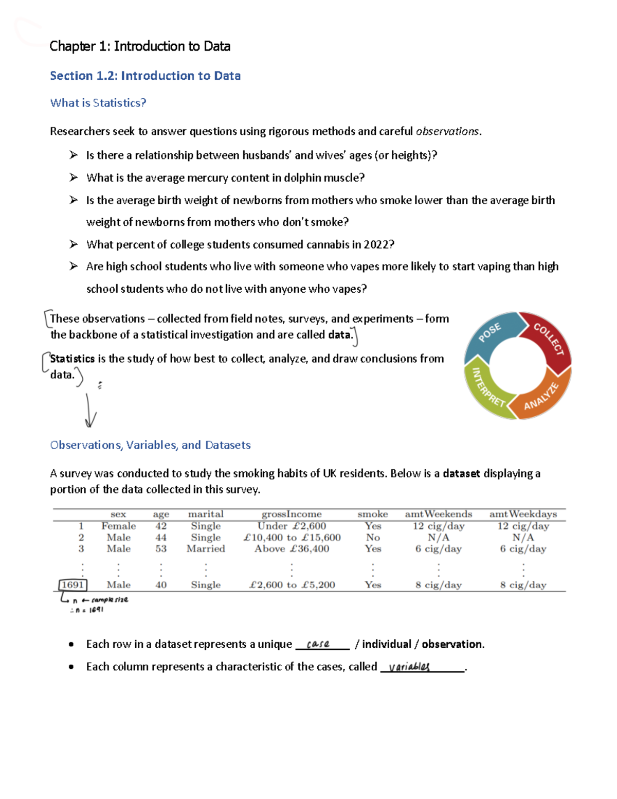 Chapter 1 - Introduction To Data 2 - Chapter 1: Introduction To Data ...