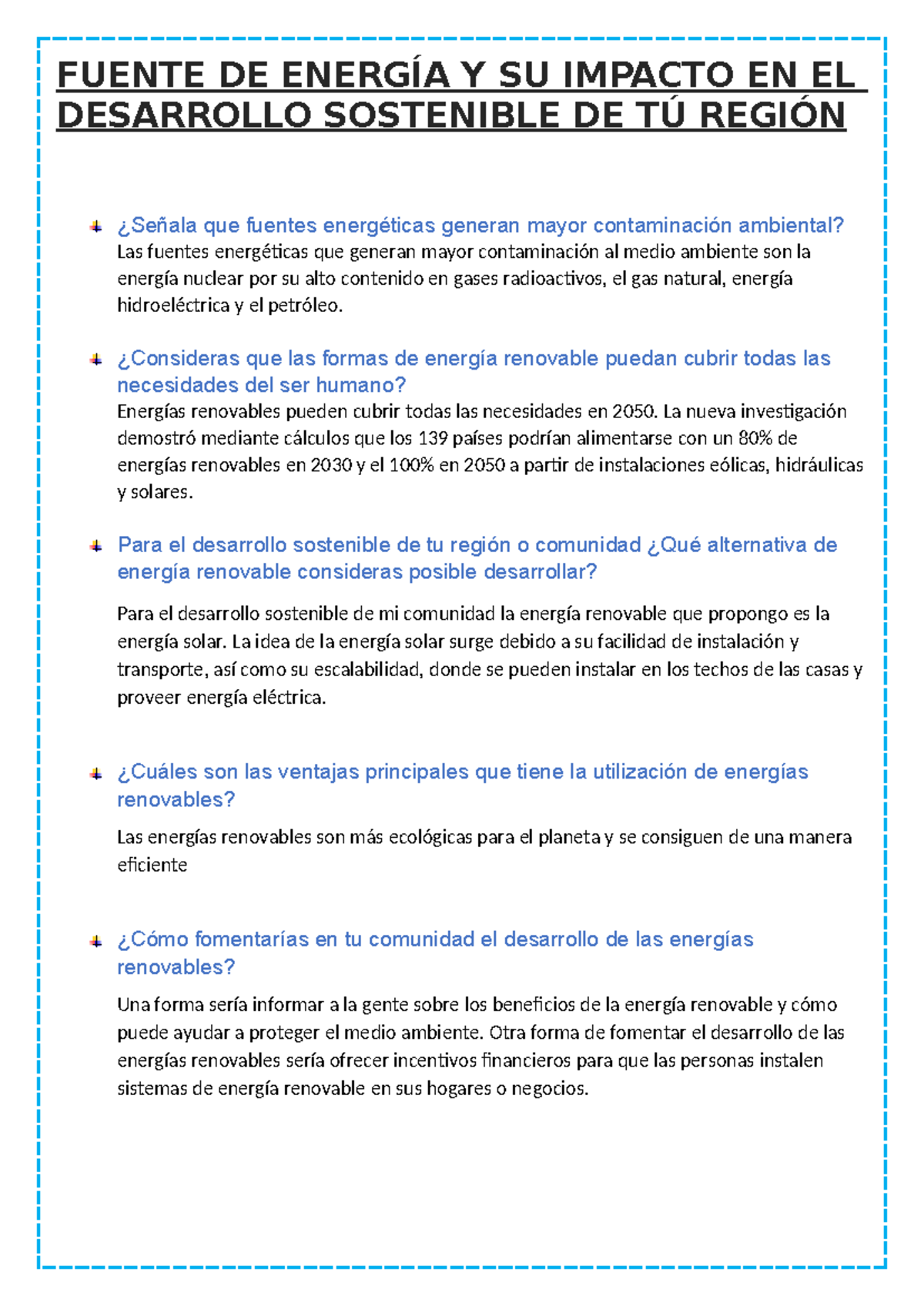 Fuente de energía - FUENTE DE ENERGÍA Y SU IMPACTO EN EL DESARROLLO ...