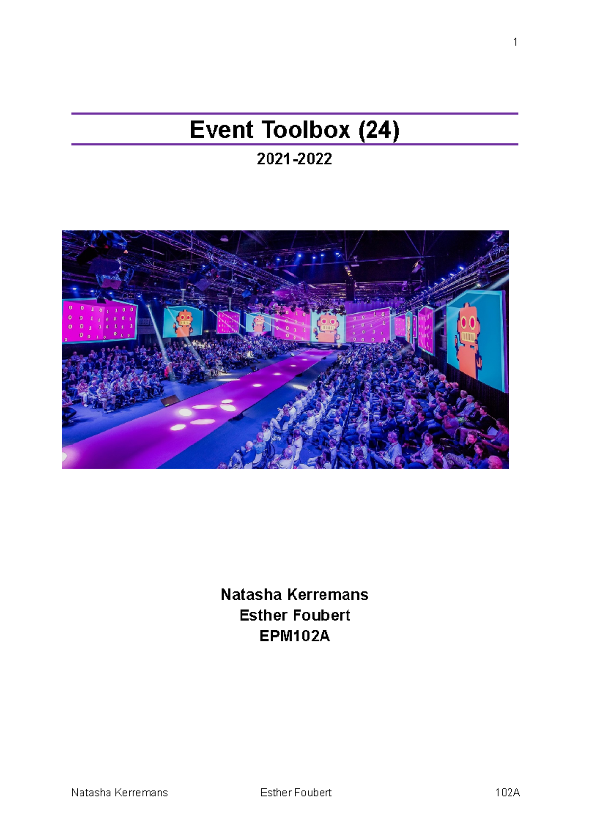 Finale toolbox - Event Toolbox (24) 2021- Natasha Kerremans Esther ...