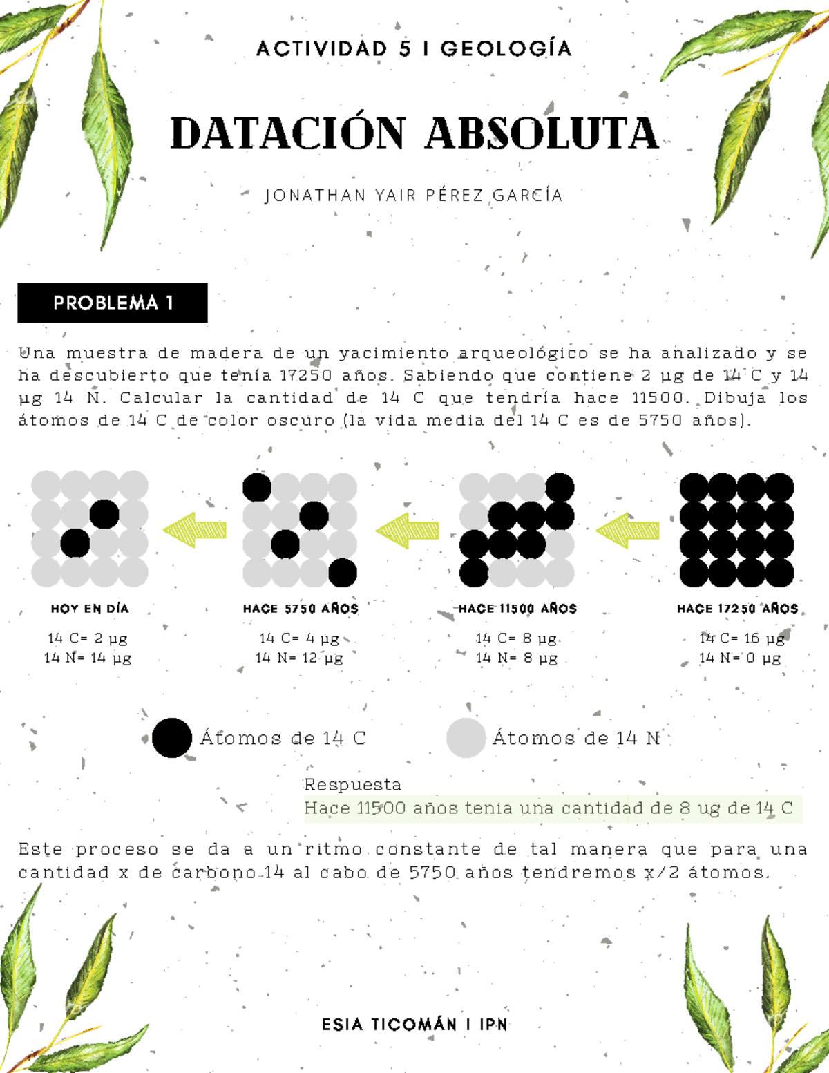 Datacion Absoluta Ipn Studocu