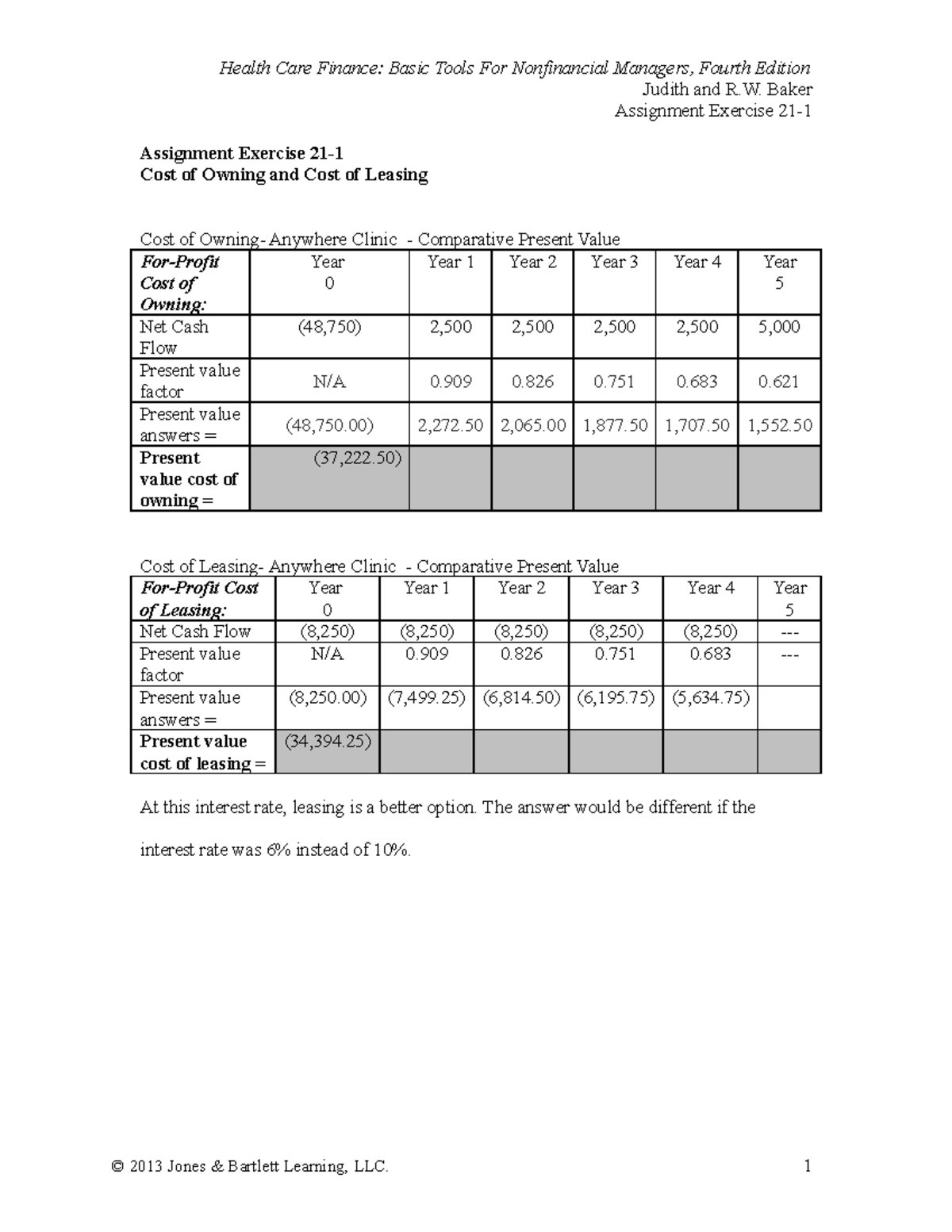 AE21-1 - ABC system draft - Health Care Finance: Basic Tools For ...