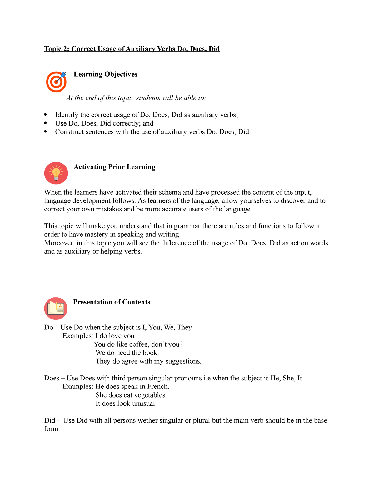 ELP Topic 2 English Language And Proficiency Topic 2 Topic 2 