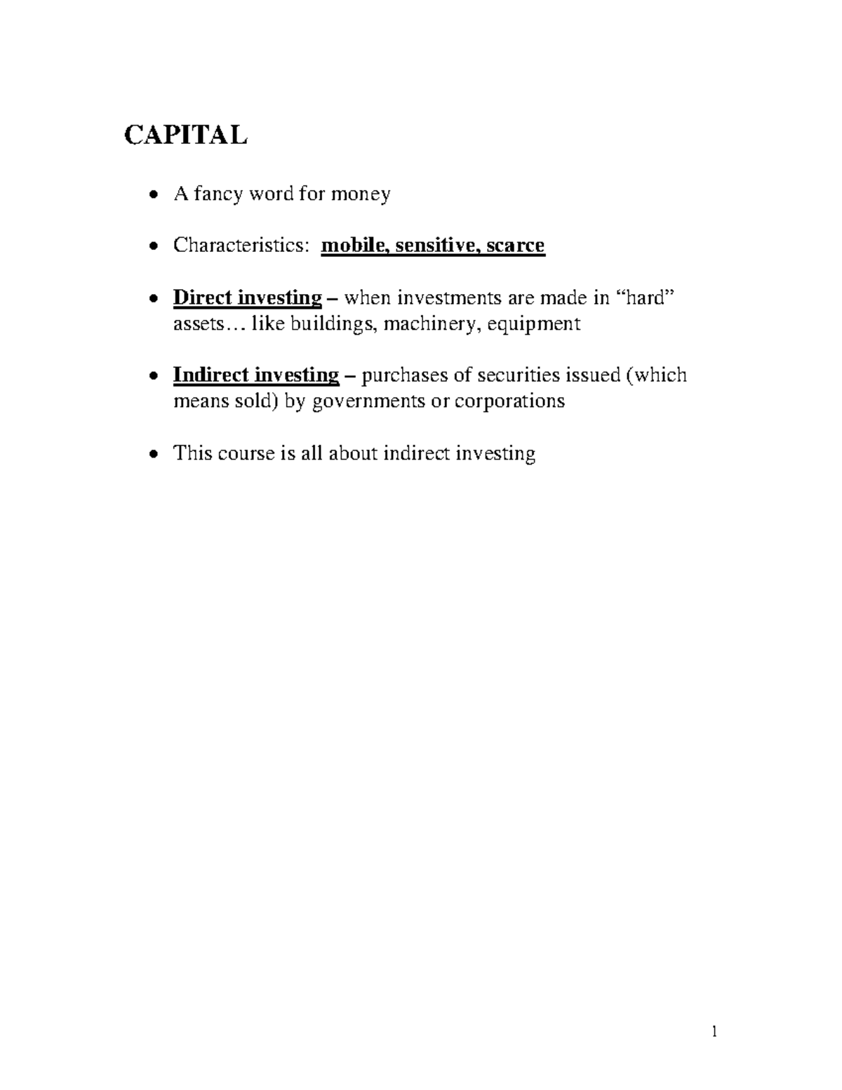 cfc-volume-one-test-capital-a-fancy-word-for-money-characteristics