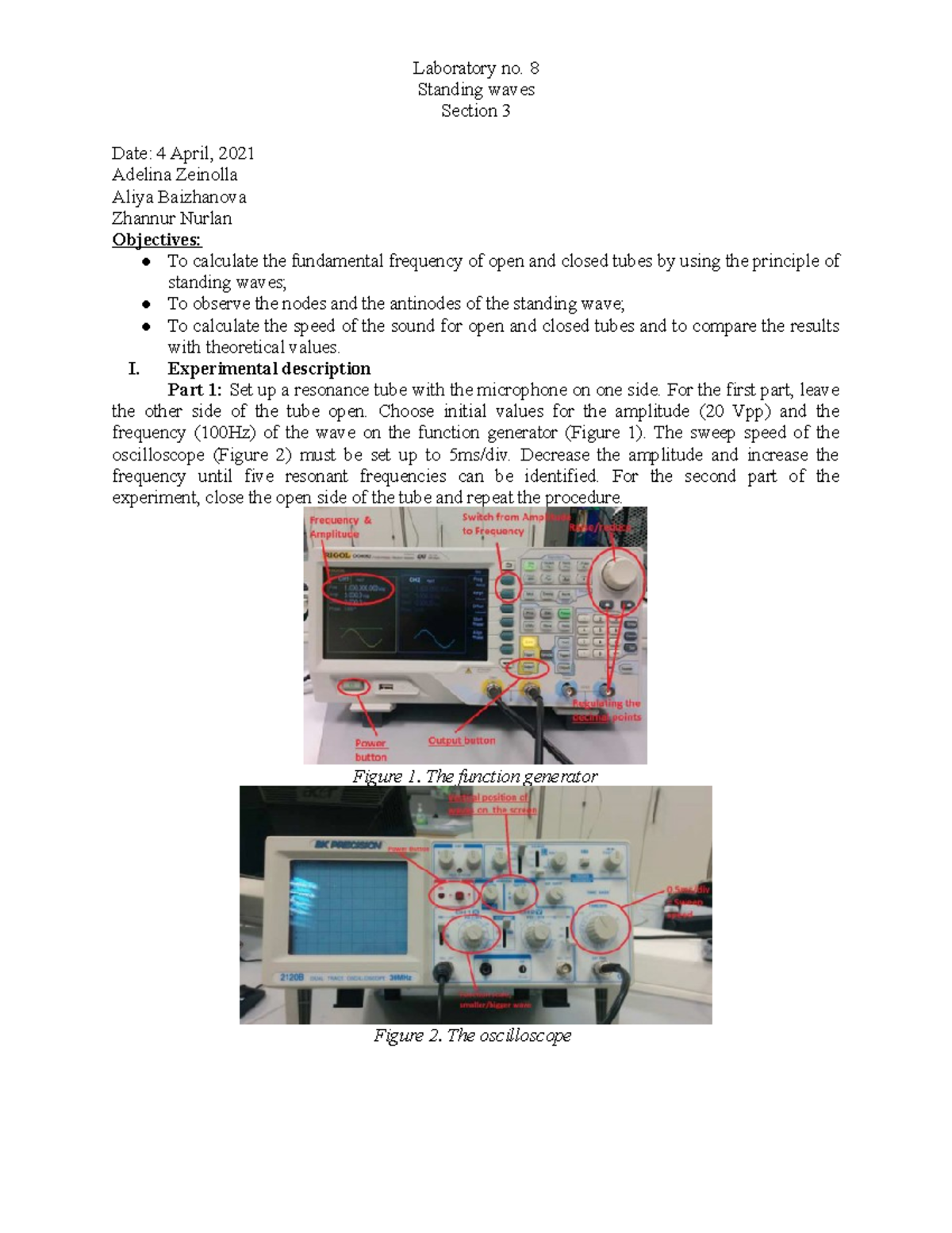 Lab 8 - laboratory work - Physics for Scientists snd Engineers I - Studocu