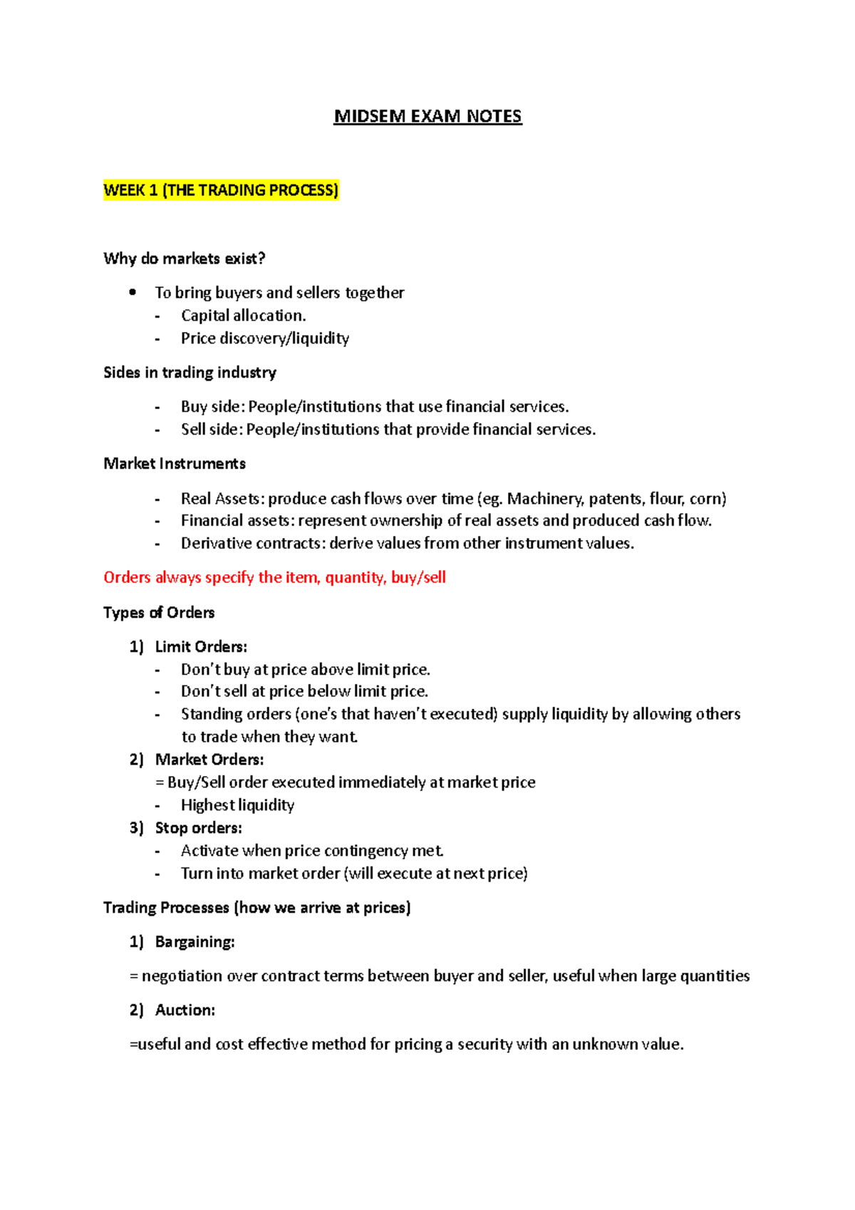 Midsem EXAM Notes - ssume that the international Fisher effect holds ...
