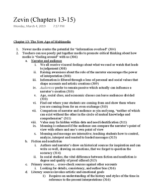 Zevin (Chapters 1 to 4) - Warning: TT: undefined function: 32 Chapter 1 ...