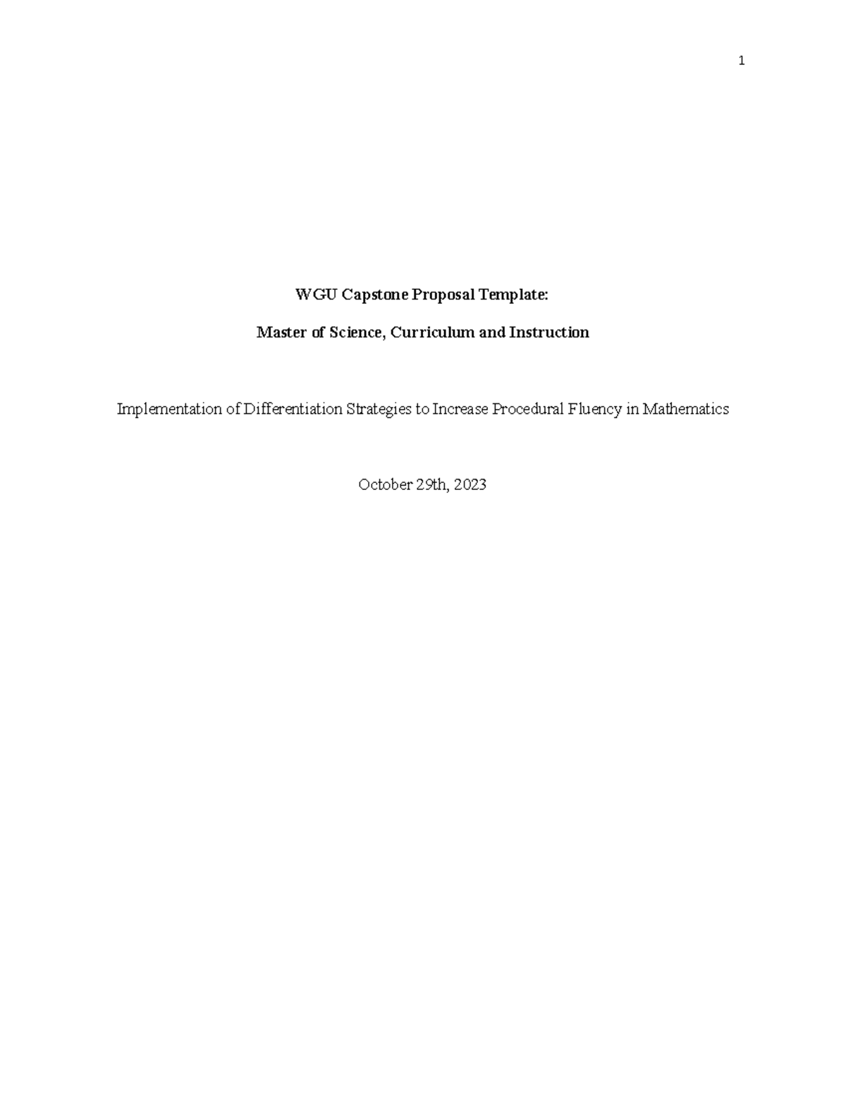 what is a capstone project at wgu