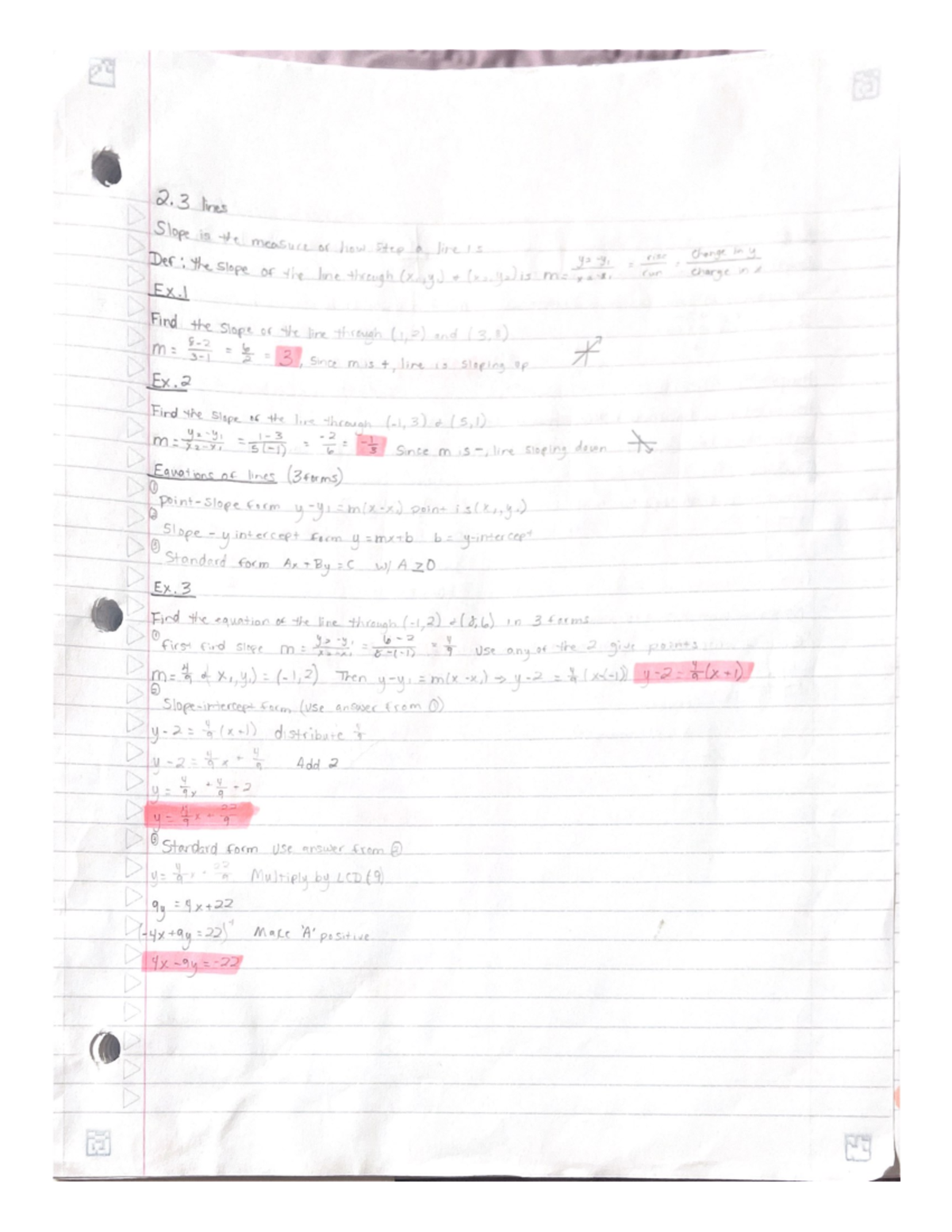 Scanned Documents - unit 2.3 notes for college algebra - MAC 1105 - Studocu