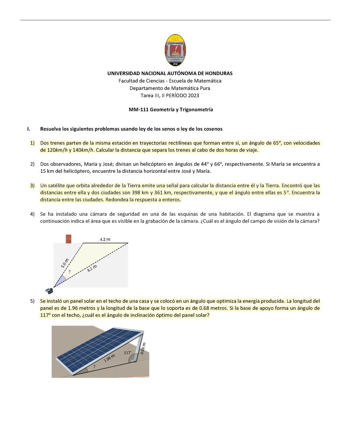 Guía III MM-111 - Tarea - UNIVERSIDAD NACIONAL AUT”NOMA DE HONDURAS ...