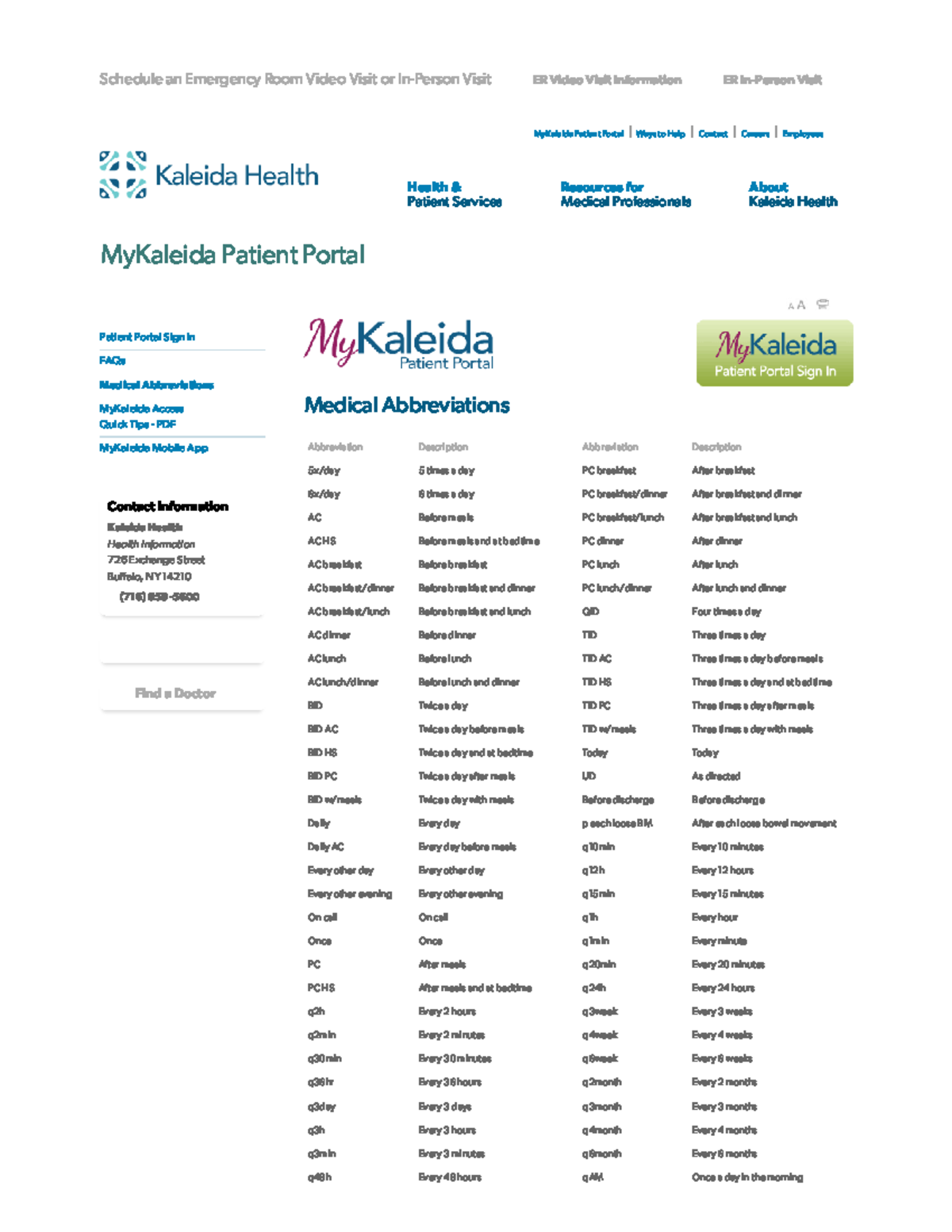 medical-acronyms-mykaleida-patient-portal-ways-to-help-contact