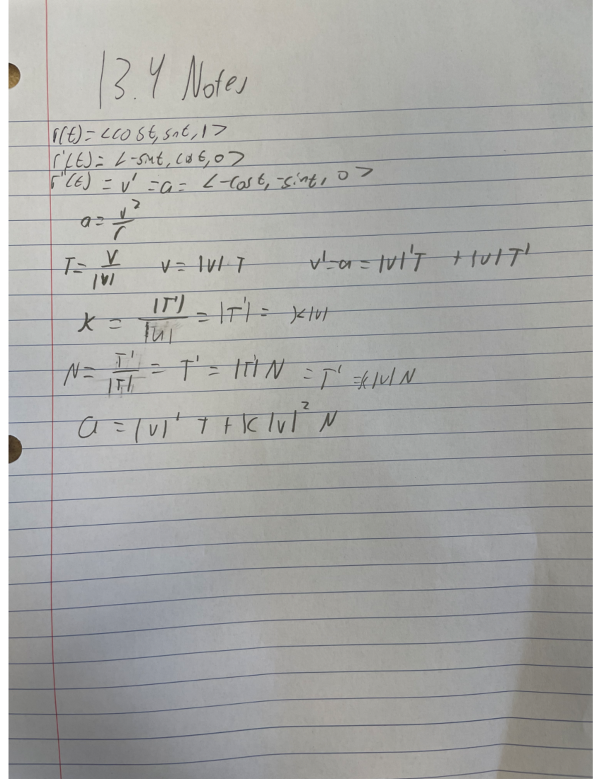 lesson 13.4 Notes - 13 Notes C06,07 , 07 10 V IVIT U U T 101 141 15th I ...
