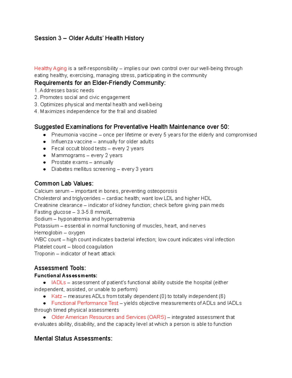 Chapter 24 Older Adult Health Assessment Quizlettimeline Friends2 - jij33z8