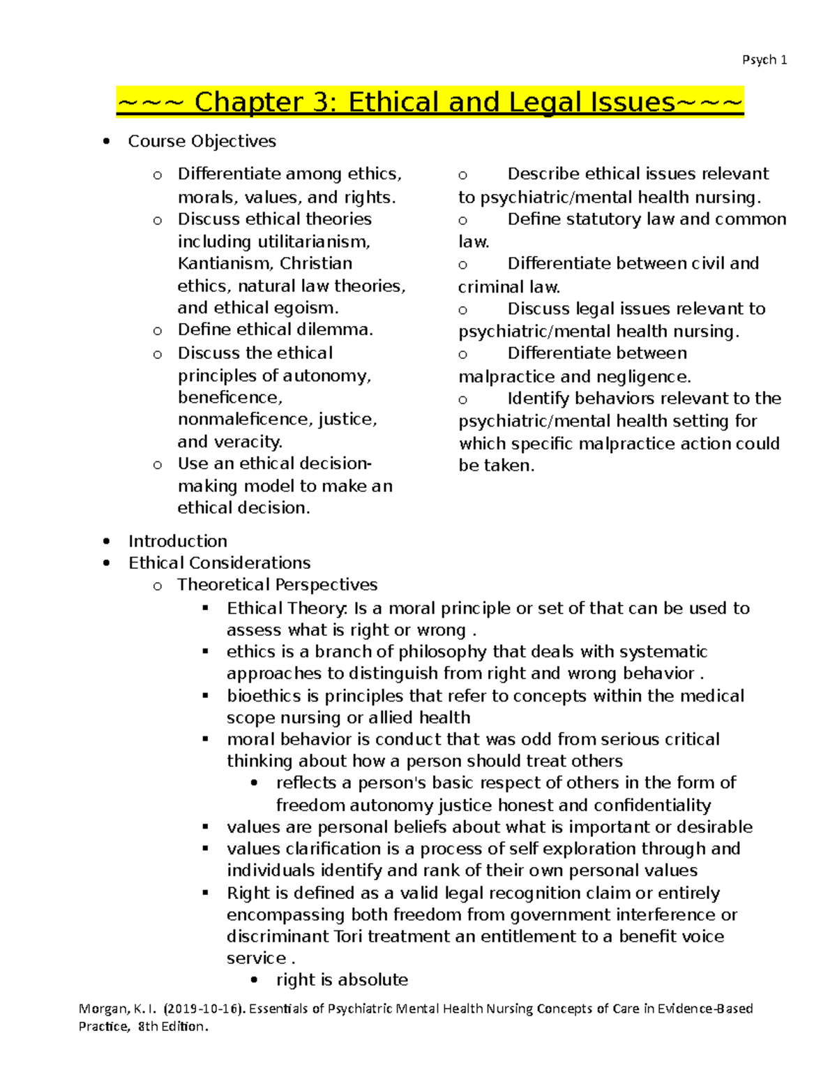 chapter 3 methodology ethical considerations