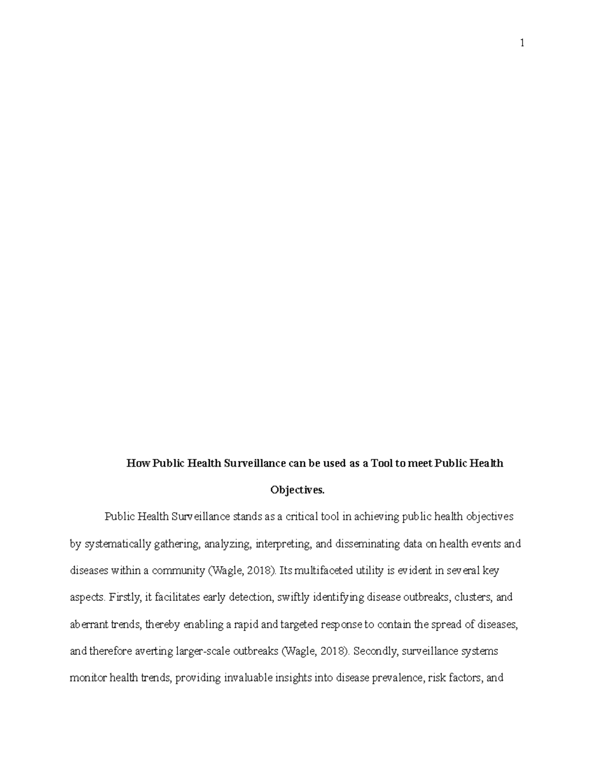 Health Science 2 stud - notes from the course - 1 How Public Health ...