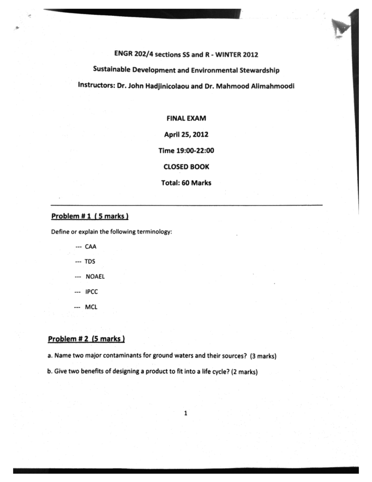 Final Exam 2012 - ENGR 202 - Studocu