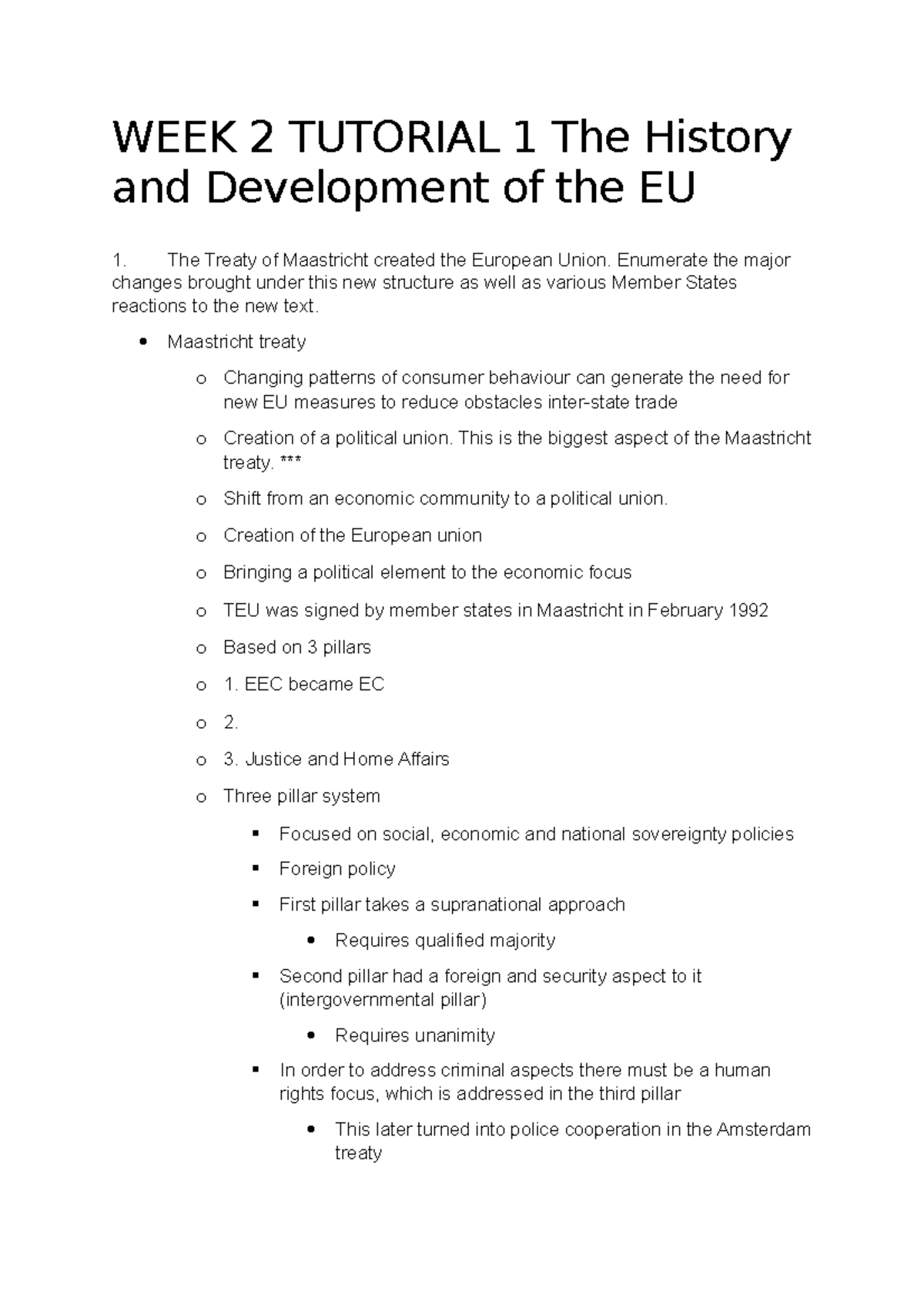 WEEK 2 Tutorial - WEEK 2 TUTORIAL 1 The History and Development of the ...
