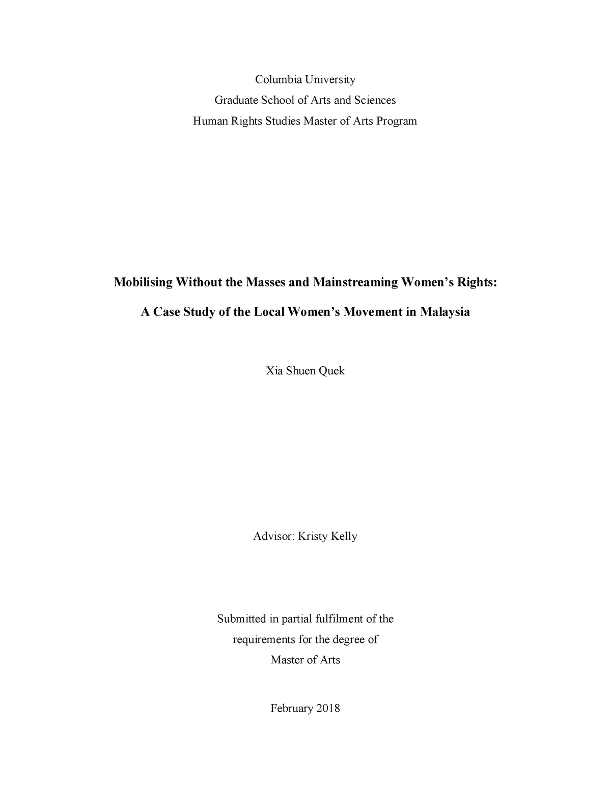 thesis columbia university