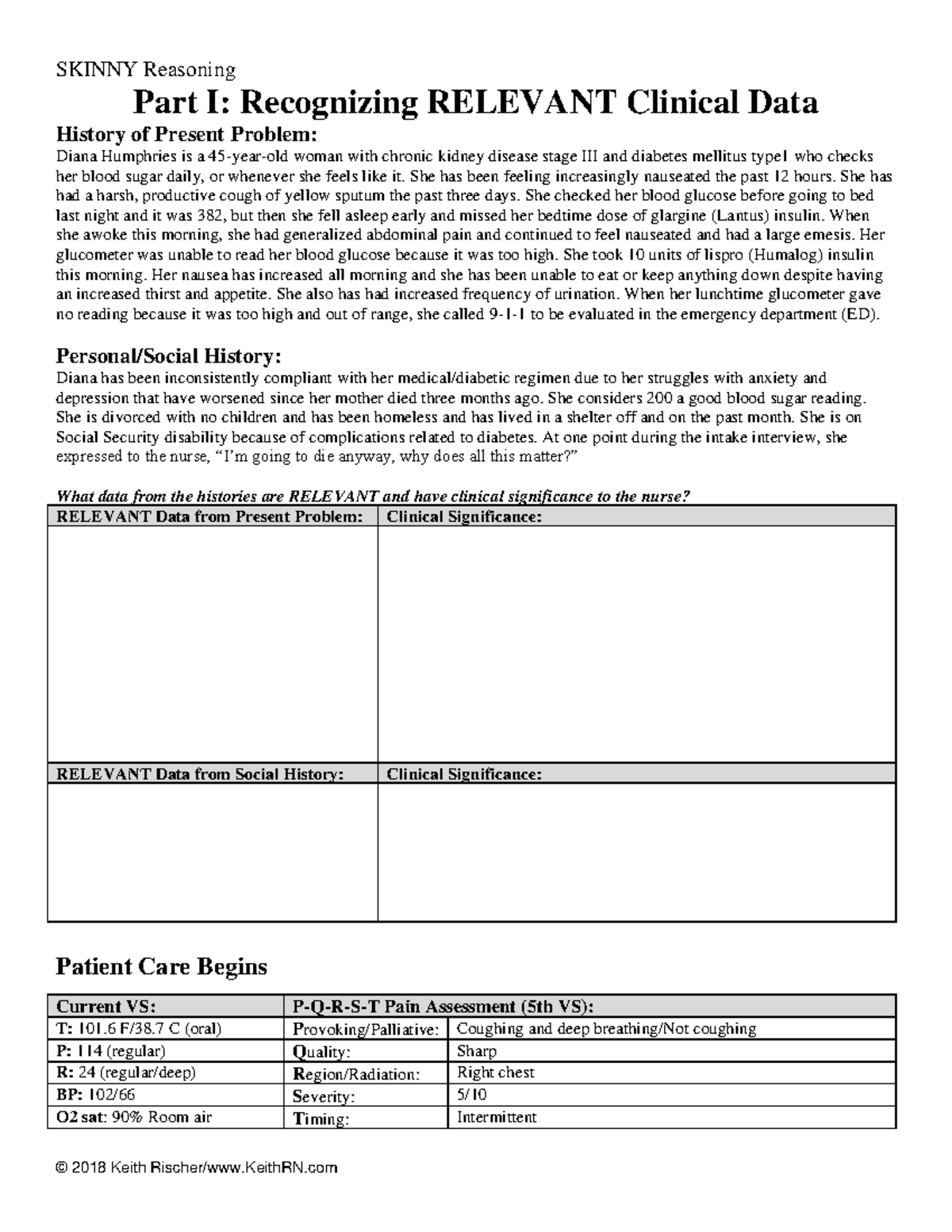 keith rn diabetic ketoacidosis case study