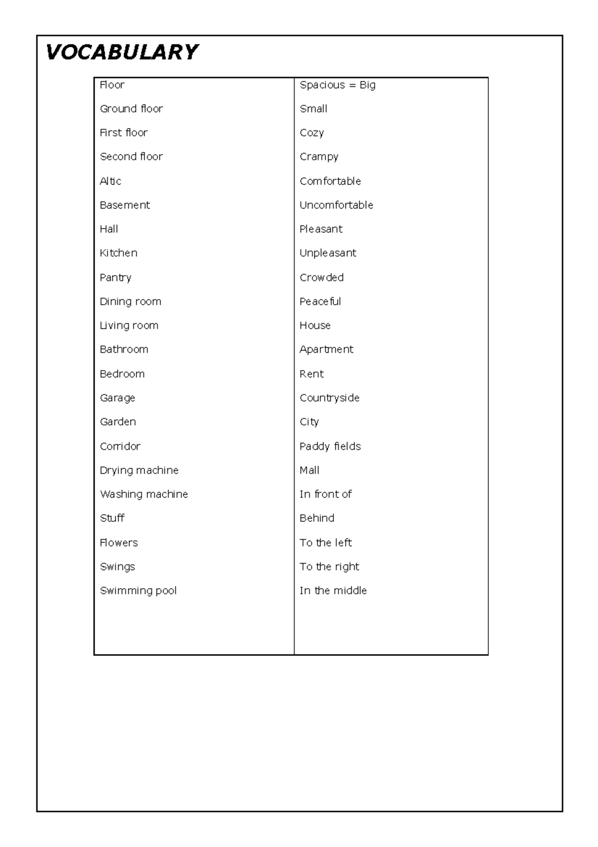 This Is My House Reading Comprehension Exercises 4833 vrogue.co