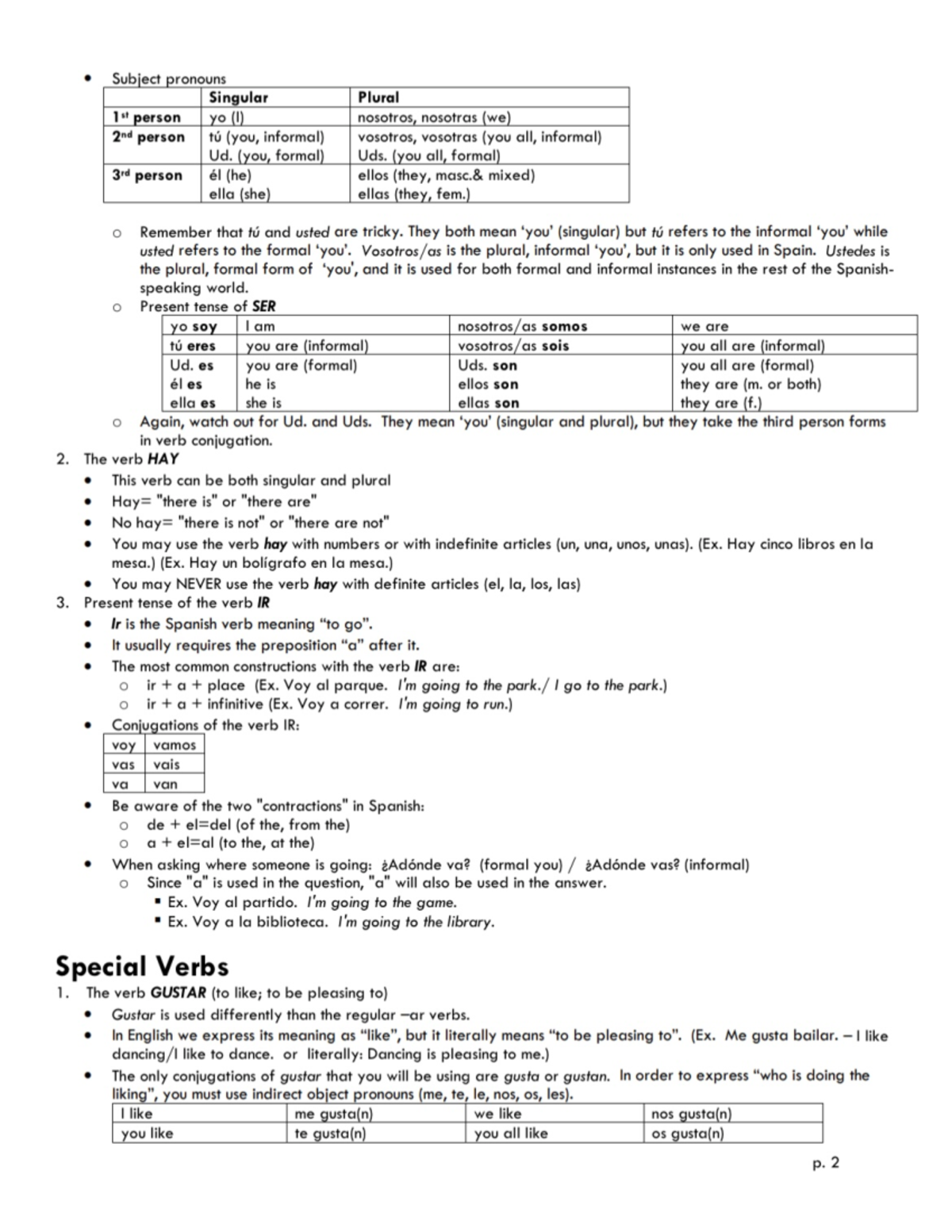 Spanish 1 Practice Materials - FLS 1113 - Mississippi State - Studocu