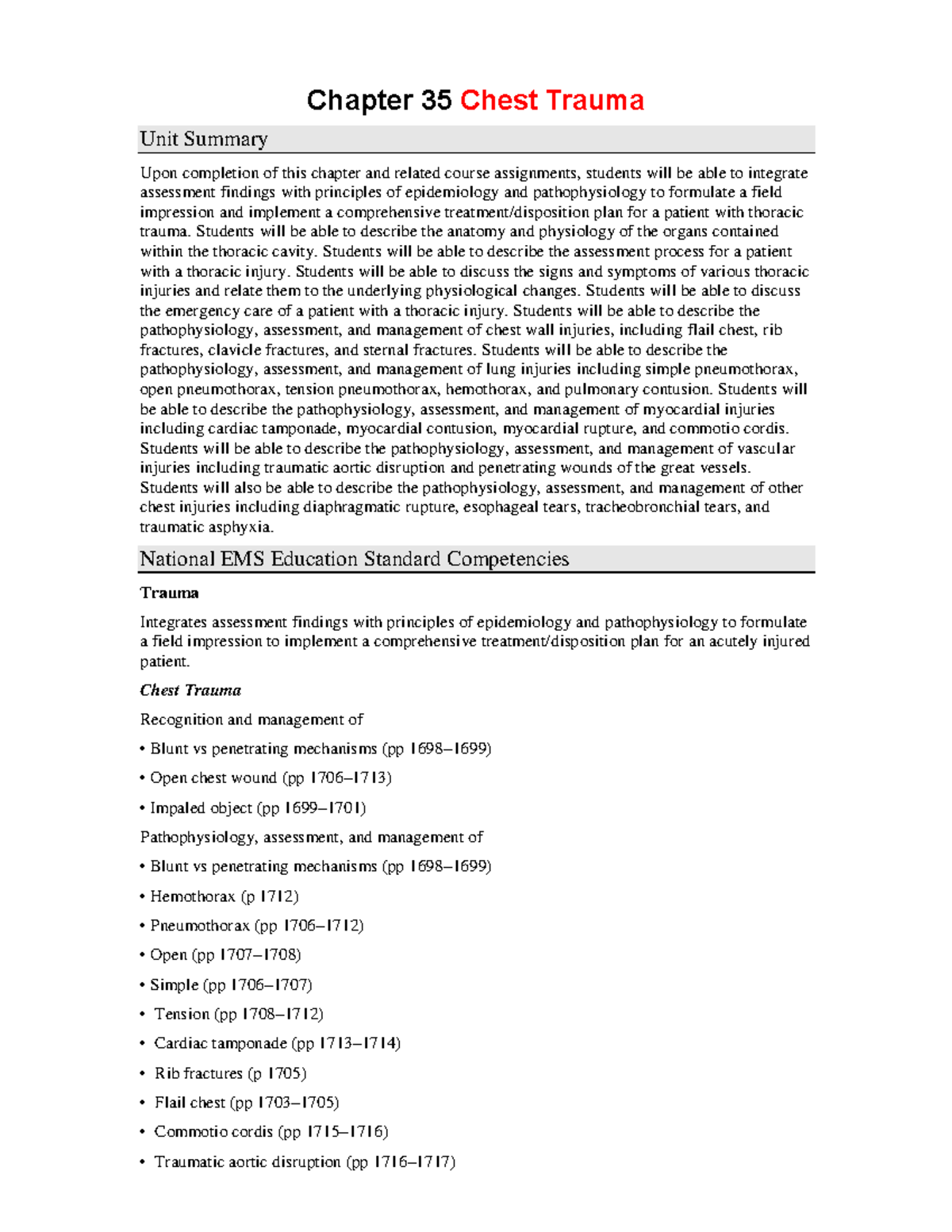 ch35-chest-trauma-emergency-care-chapter-35-chest-trauma-unit