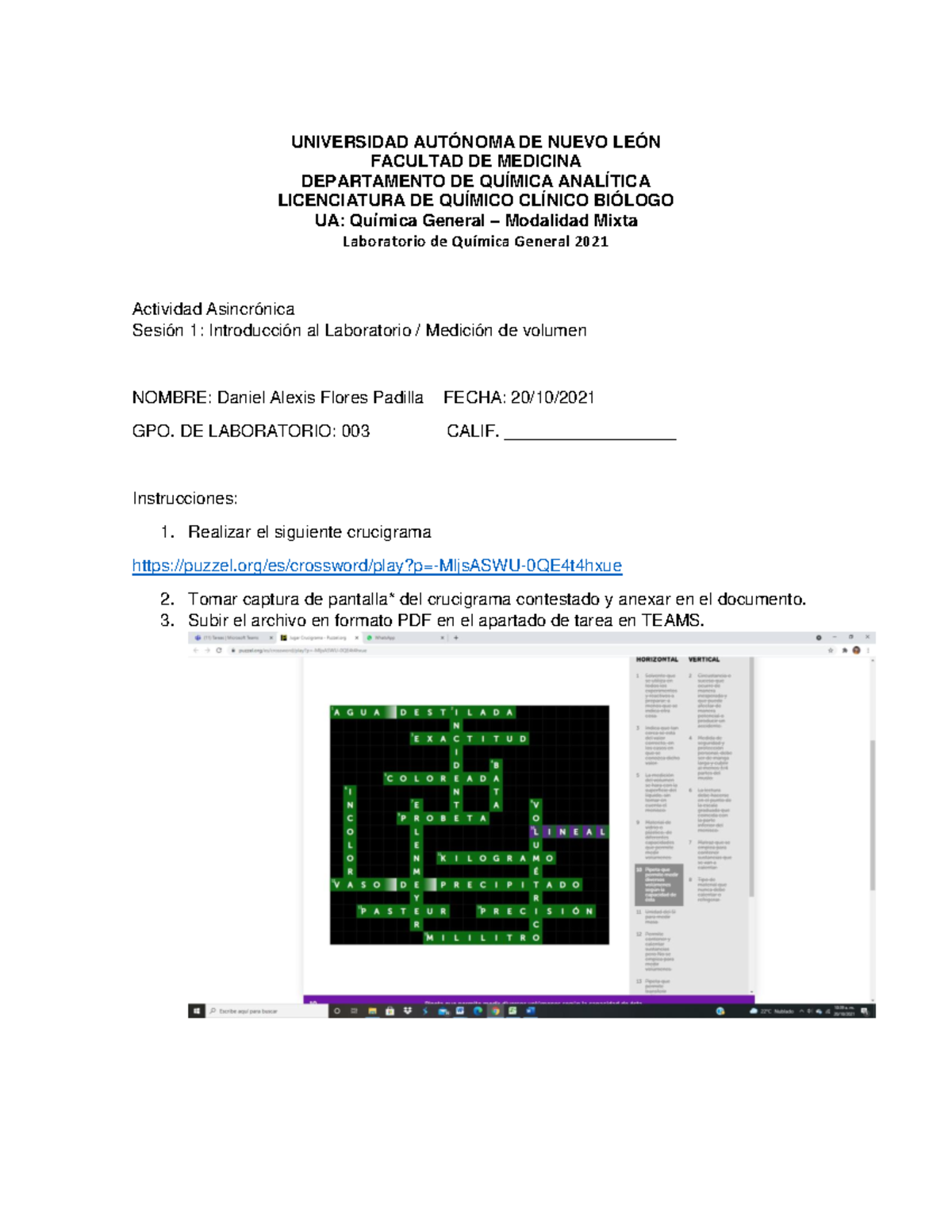 ACT LAB Presencial - tareas - UNIVERSIDAD AUTÓNOMA DE NUEVO LEÓN ...
