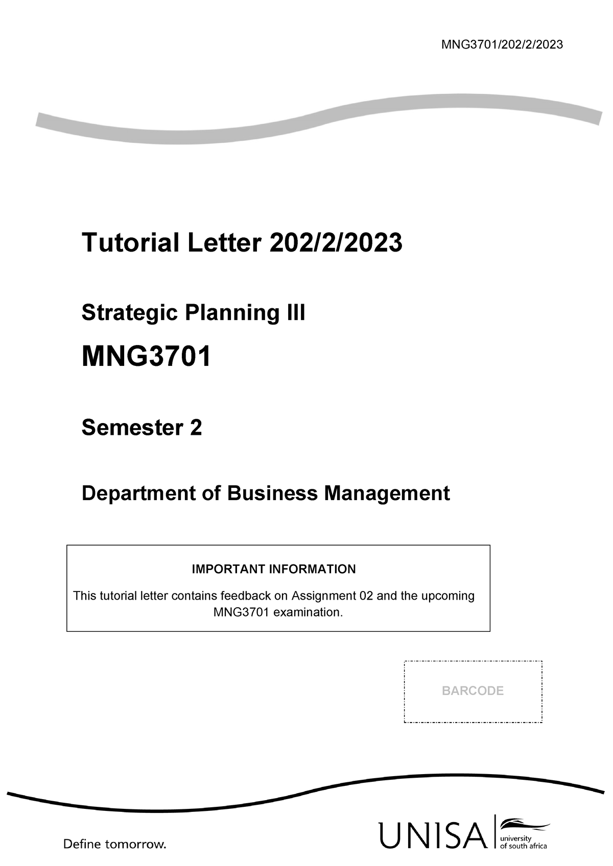 Tutorial letter 202 - MNG3701 - MNG3701/202/2/ Tutorial Letter 202 / 2 ...