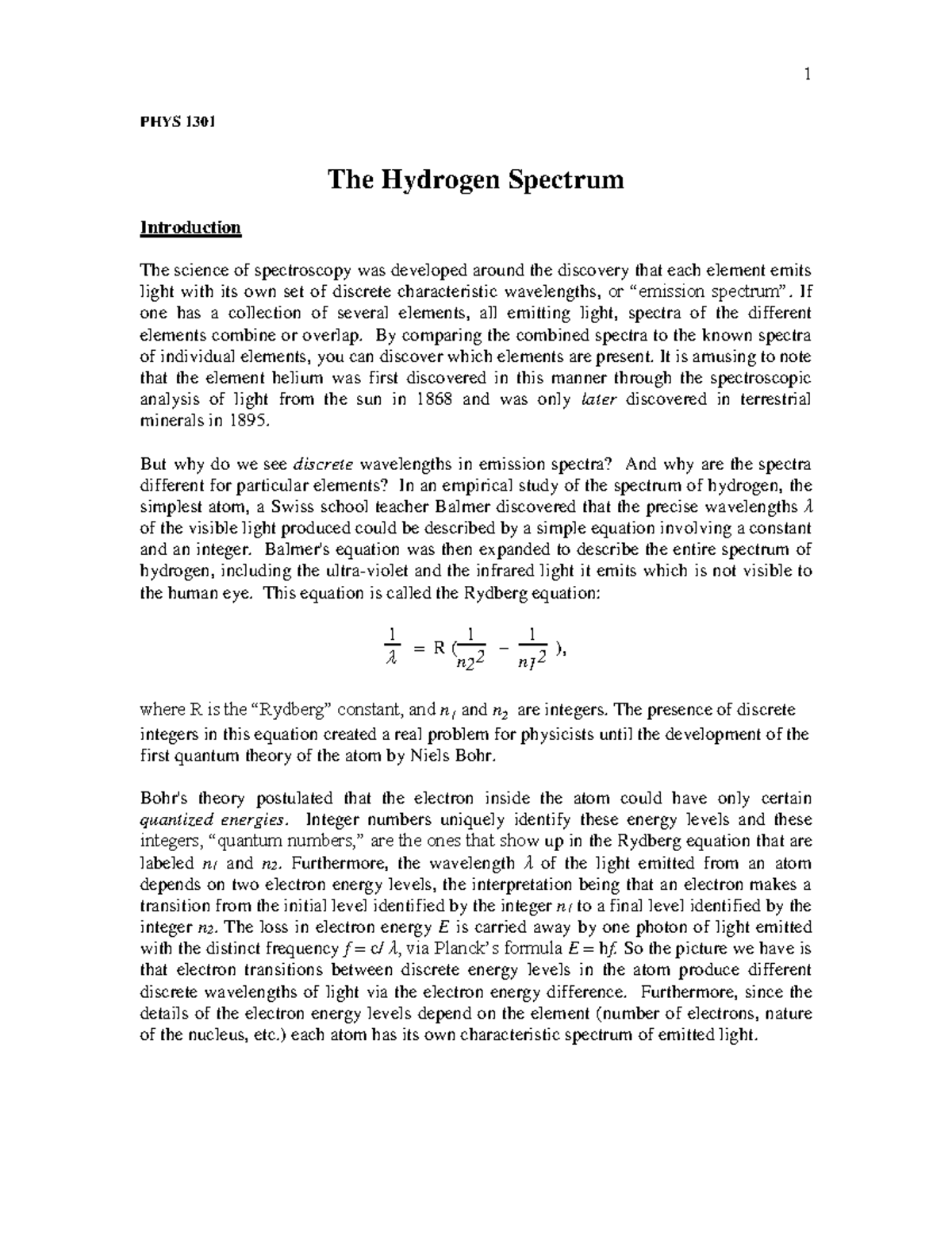 1301-hydrogen-lab-report-phys-1301-the-hydrogen-spectrum