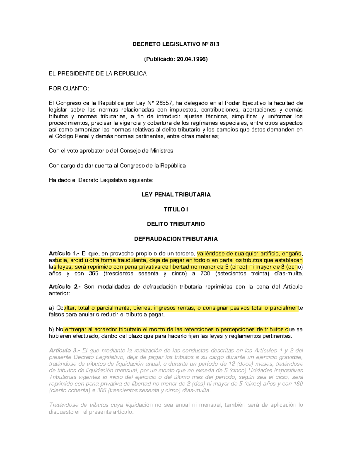 Decreto Legislativo N 813 DECRETO - Thumb 1200 1553 