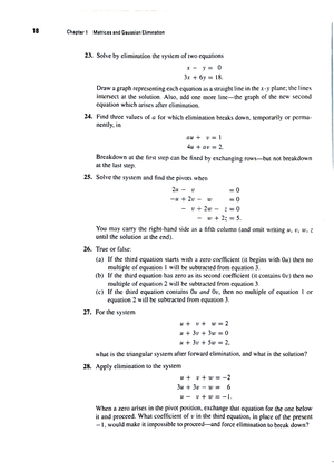 INTRODUCTION TO LINEAR ALGEBRA Fifth Edition 답지 - INTRODUCTION TO ...