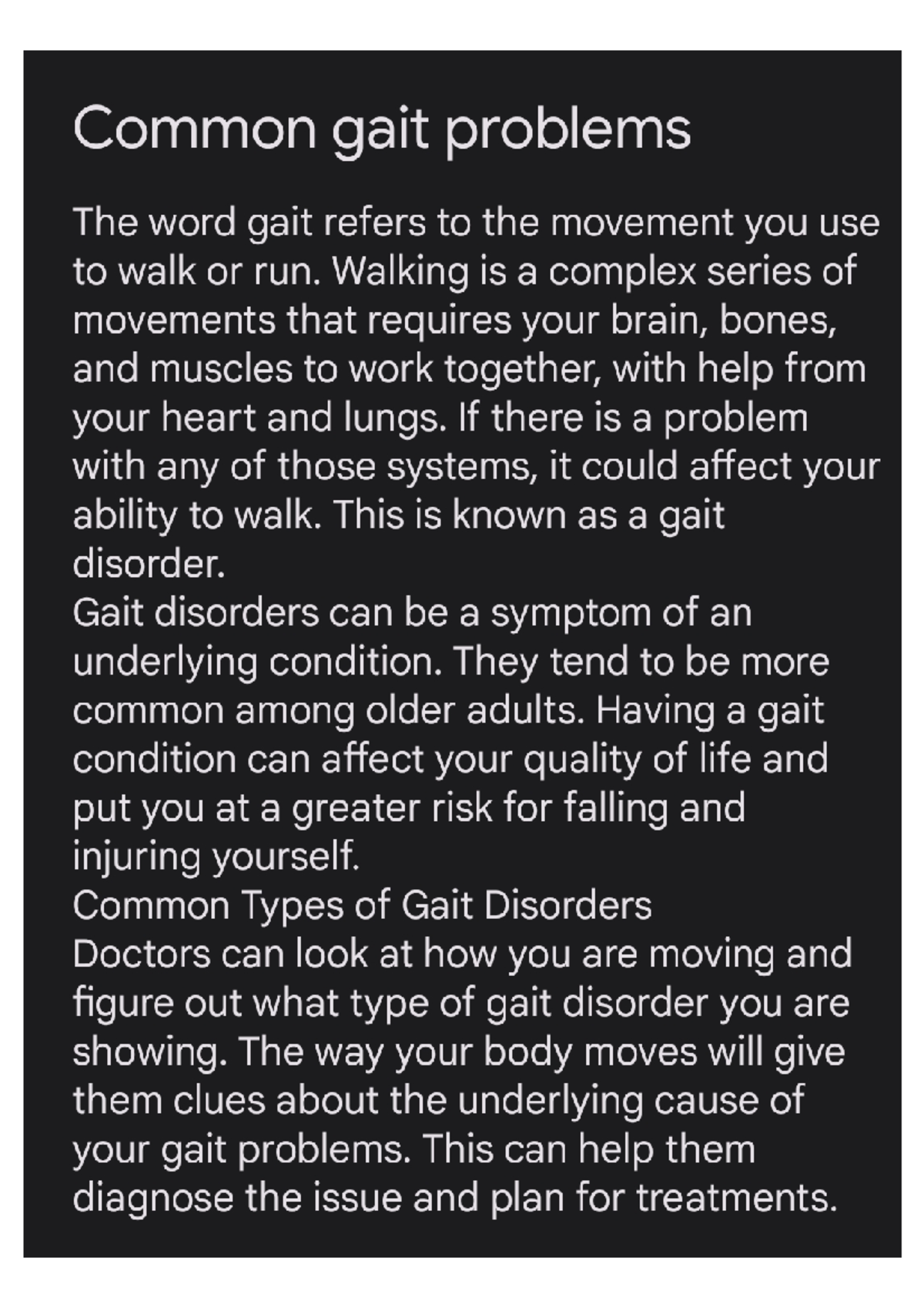 Common gait issues Gait problems Bachelor of Physiotherapy Studocu