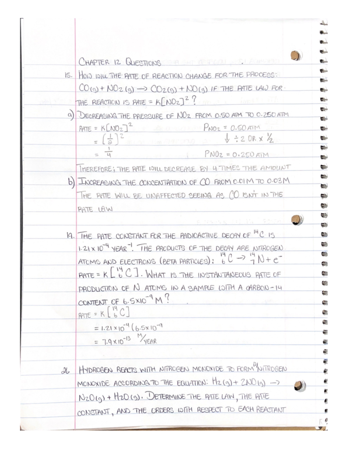 Openstax Chemistry 2e Chapter 12 - CHM 1202 - Studocu