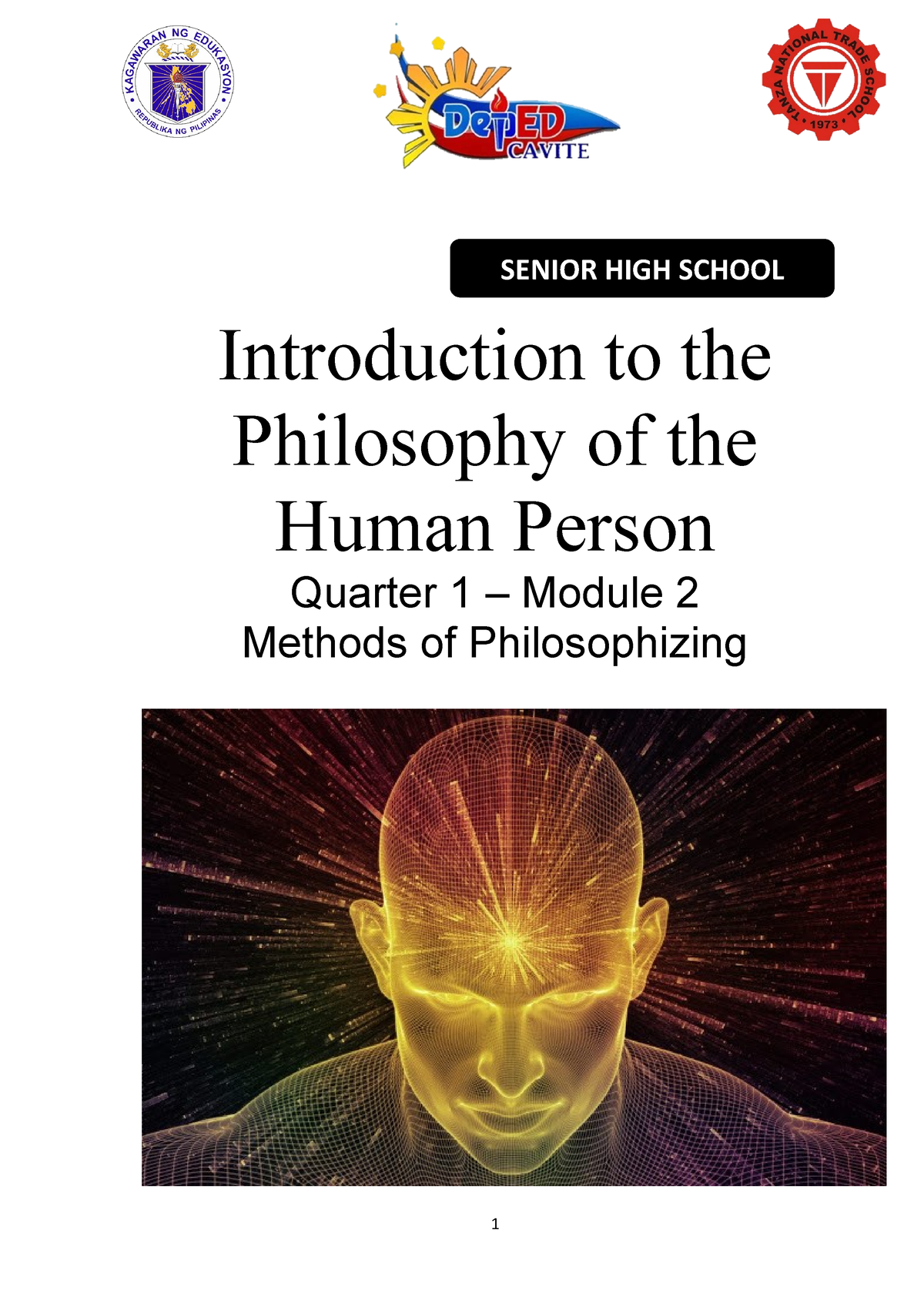529326121 Philo Q1module 2 Introduction To The Philosophy Of The Human Person Quarter 1 6014